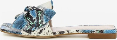 Gianluca Pisati Damen Pantolette Emy in aqua, Produktansicht