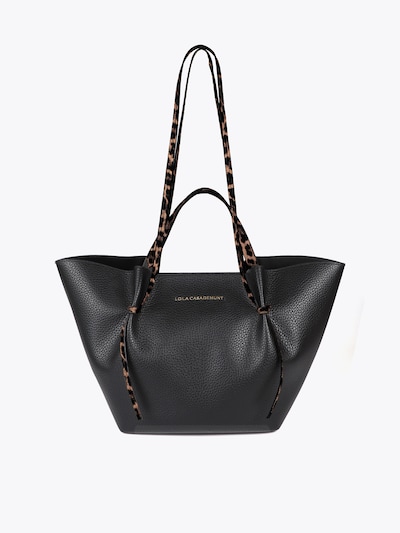 Lola Casademunt Cabas en marron / noir, Vue avec produit