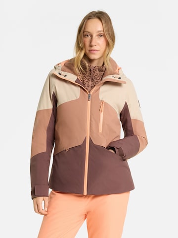 ZIENER Outdoor Jacket in Brown: front