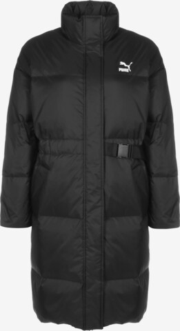 PUMA Winter Coat in Black: front