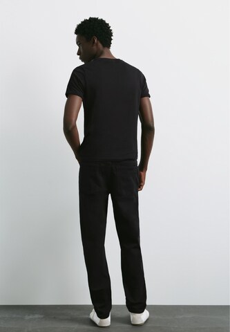 Pull&Bear Slimfit Jeans i sort