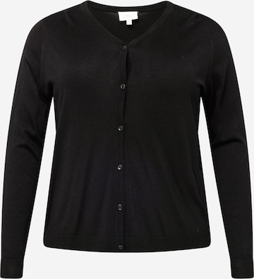 Cardigan 'NEW LADY' ONLY Carmakoma en noir : devant