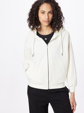 mazine Zip-Up Hoodie 'Florence' in White: front