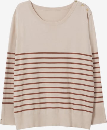 MANGO Sweater 'GINALU' in Beige: front