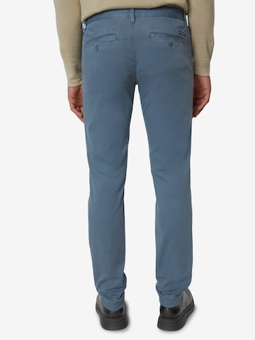 Marc O'Polo Regularen Chino hlače 'Stig' | modra barva