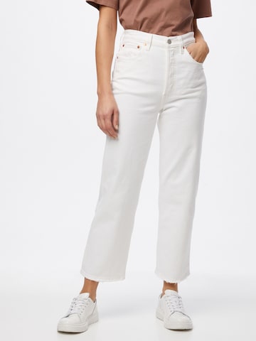 LEVI'S Jeans 'Ribcage' in White: front