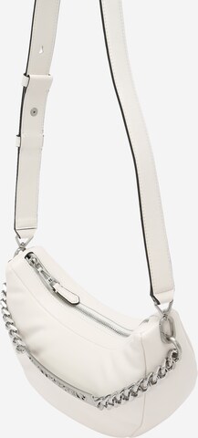 Karl Lagerfeld Shoulder Bag in White: front