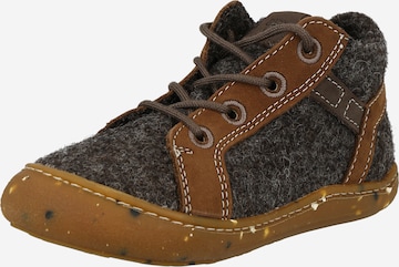 Pepino First-Step Shoes 'CEN' in Brown: front