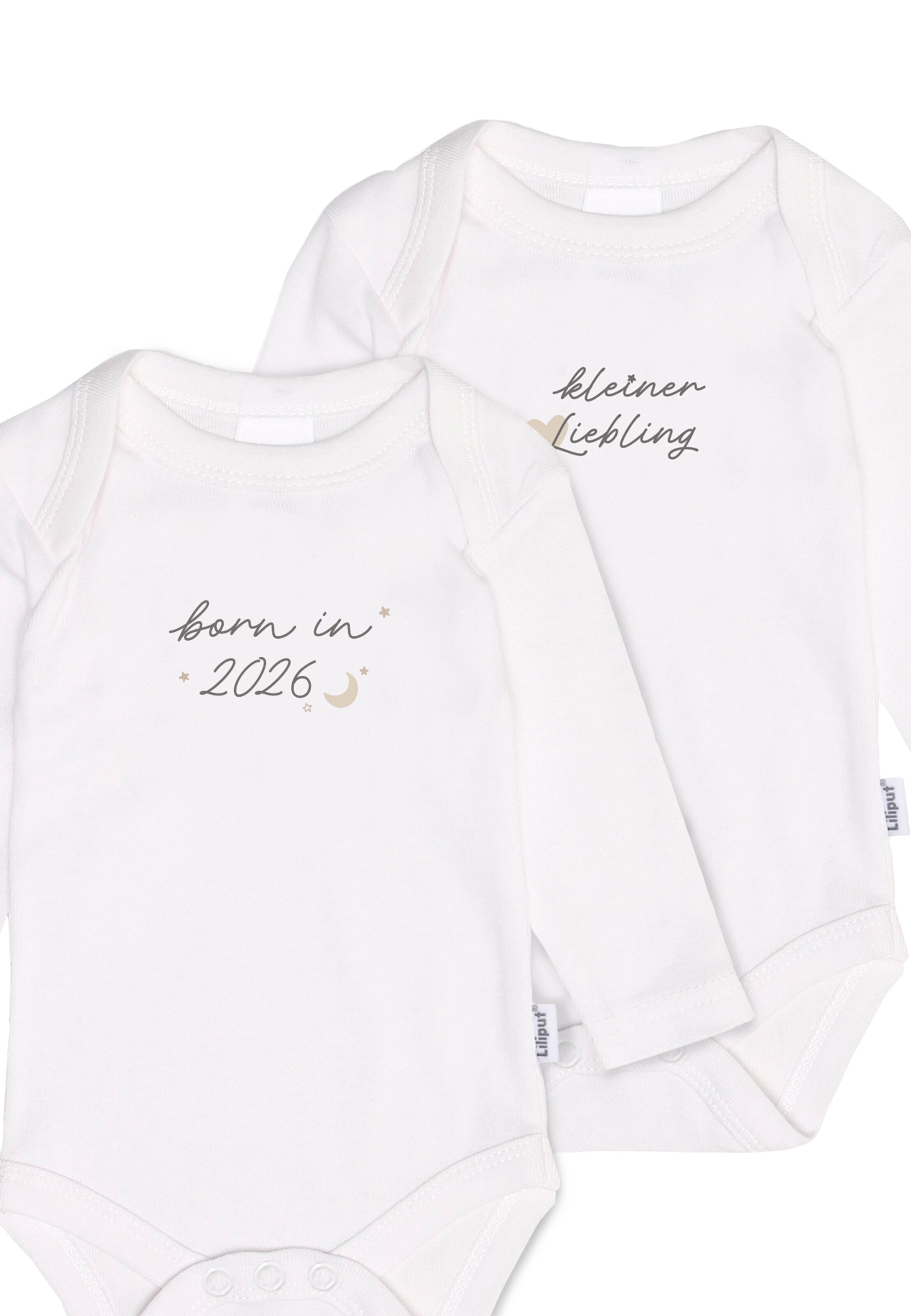 LILIPUT Romper/Bodysuit 'born in 2026' in White