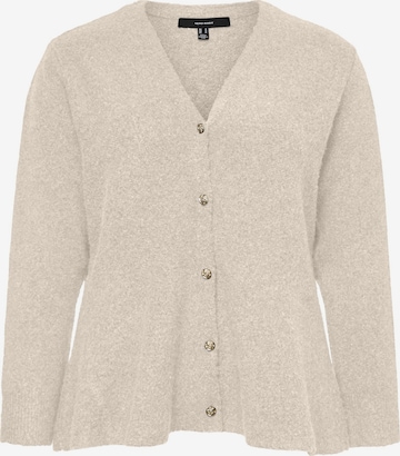 Cardigan 'VMGrace' Vero Moda Curve en blanc : devant