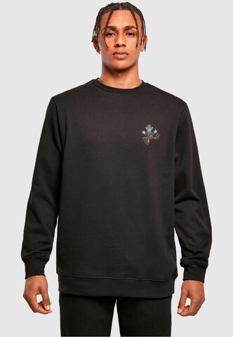 ABSOLUTE CULT Sweatshirt 'Tom and Jerry - Frankenstein Tom' in Schwarz: Vorderseite