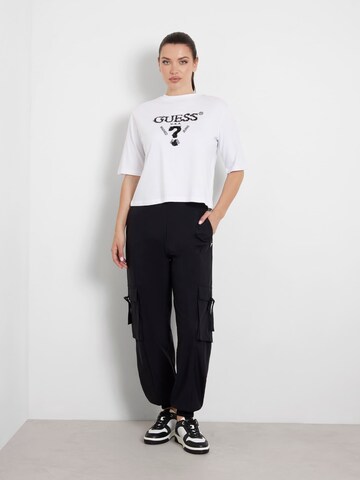 GUESS Тениска 'AURELIE' в бяло