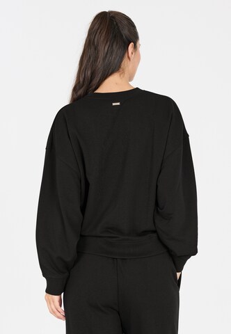 Athlecia Sweatshirt 'Crecy' in Schwarz