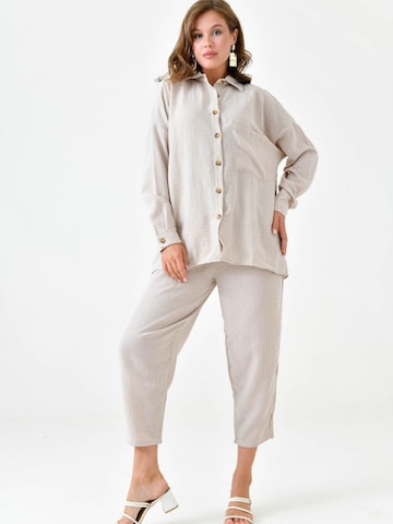 WOMAN VISION Kostüm‌‌‌‌‌ in Beige: Vorderseite
