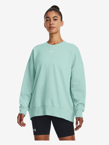 UNDER ARMOUR Athletic Sweatshirt in Green: front