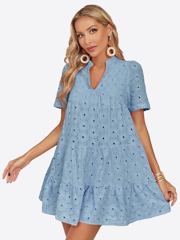 Imily Bela Šaty - Modrá: predná strana