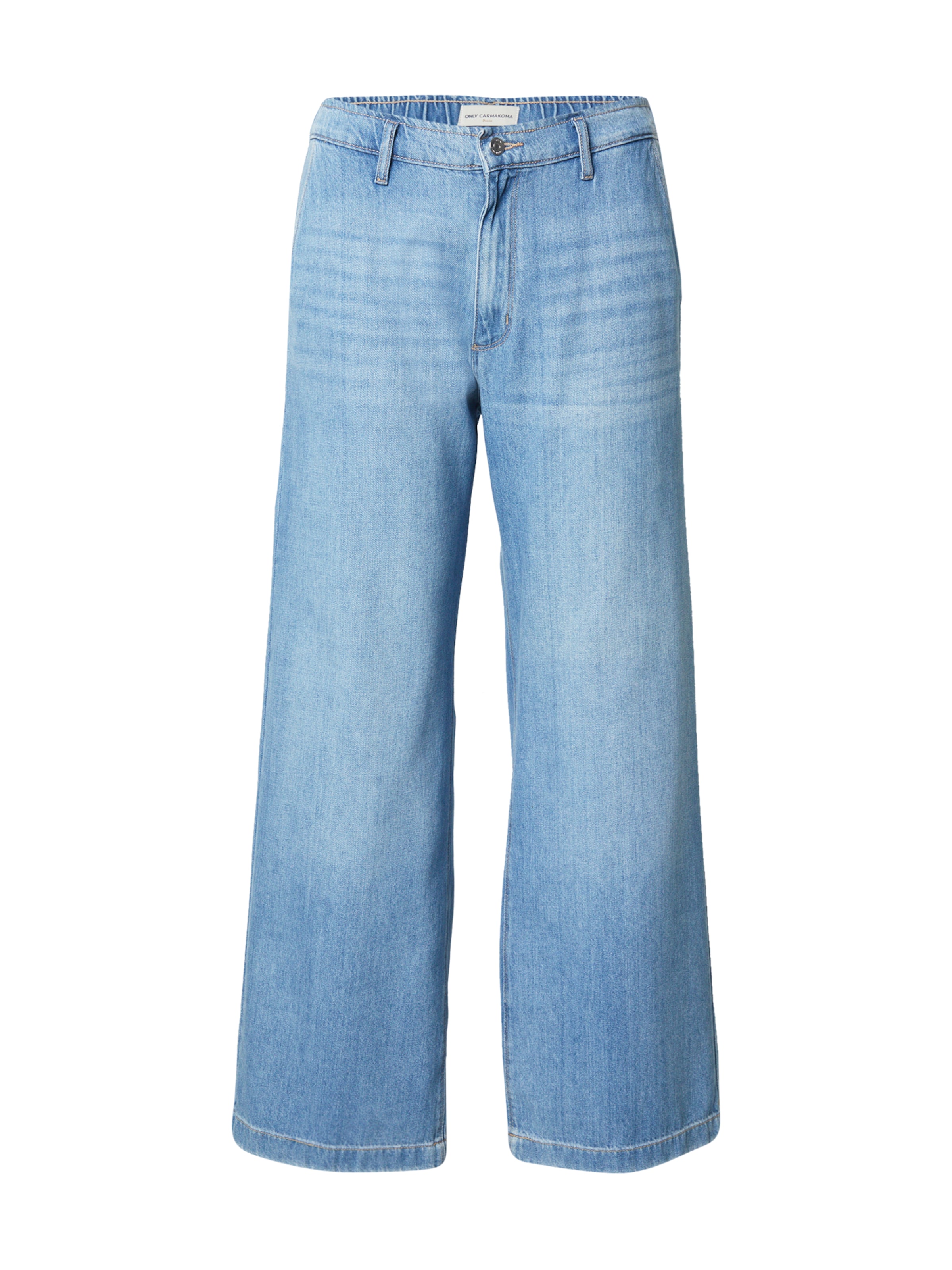 ONLY Carmakoma Laiad sääred Teksapüksid 'CARCOMET', värv sinine: eest vaates