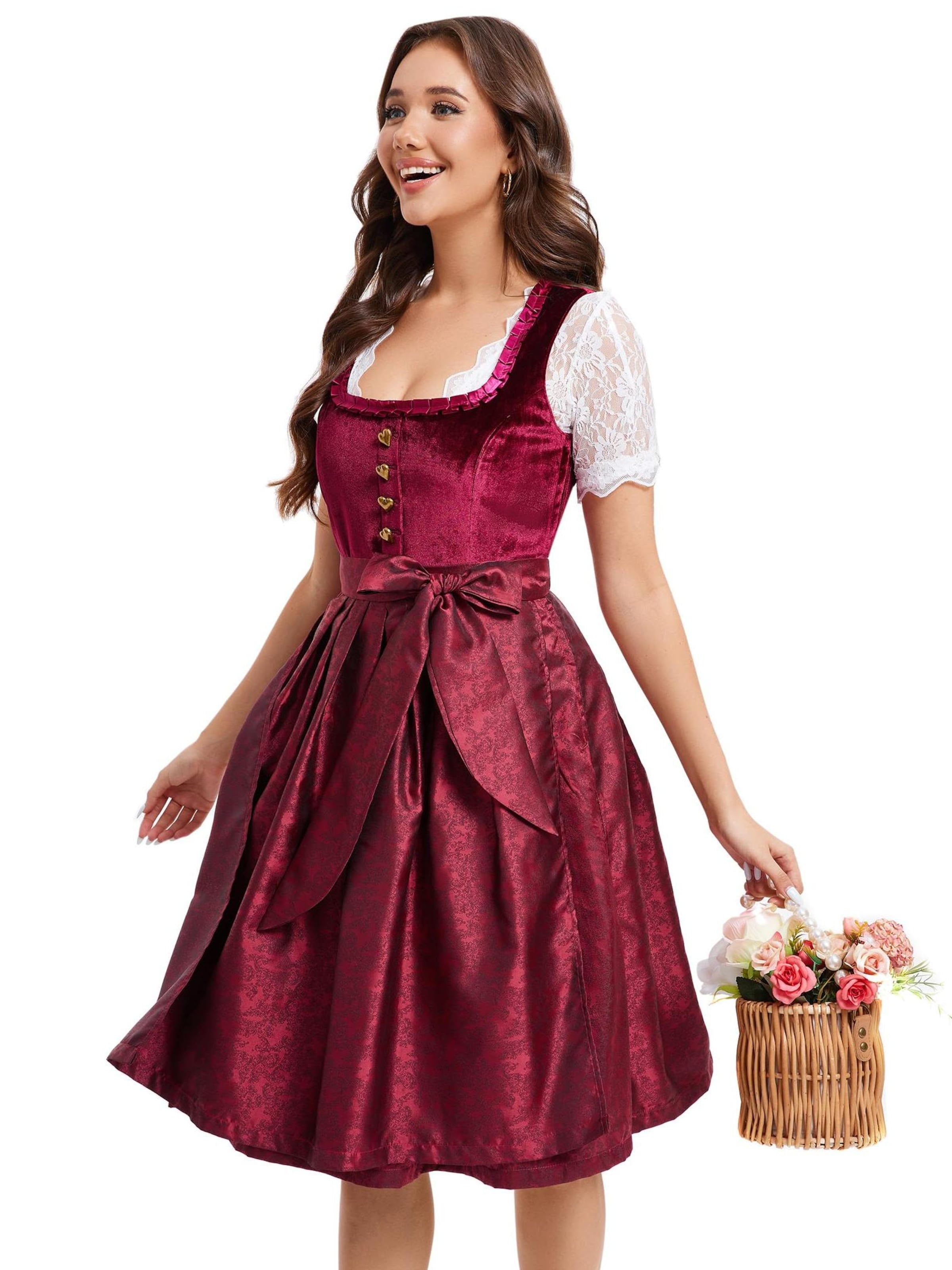 Yesfashion Dirndl in Red