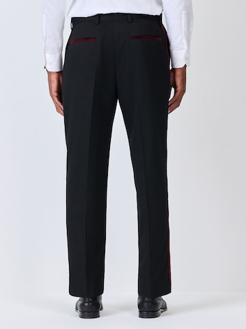 Regular Pantalon à plis Next en noir