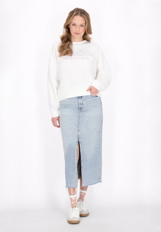 MYMO Sweatshirt 'Back to School' in White