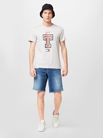 Tommy Jeans - Camiseta en gris