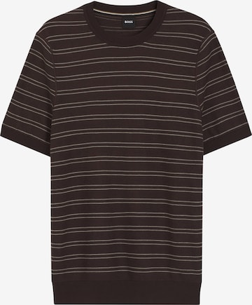 BOSS Pullover 'H-Nalon' in Braun: Vorderseite