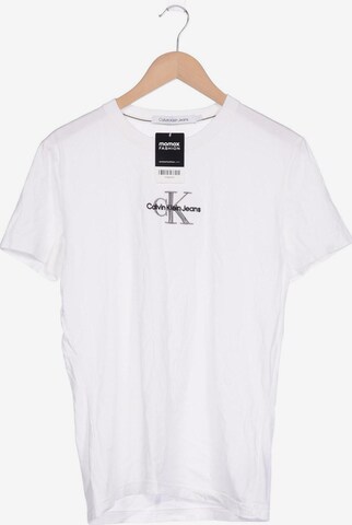 Calvin Klein Jeans Shirt in L in White: front
