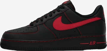 Nike Sportswear Низкие кроссовки 'AIR FORCE 1 '07 LV8' в Черный: спереди