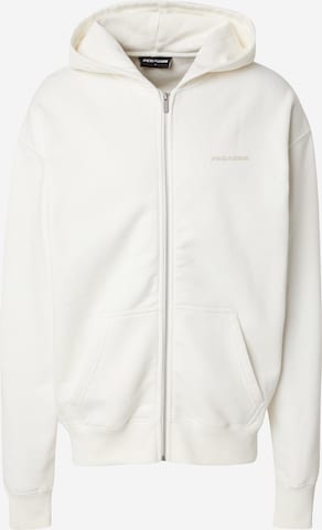 Veste de survêtement Pegador en blanc : devant