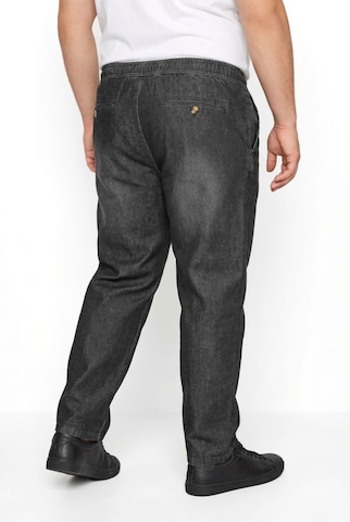 Men Plus Loosefit Jeans in Schwarz