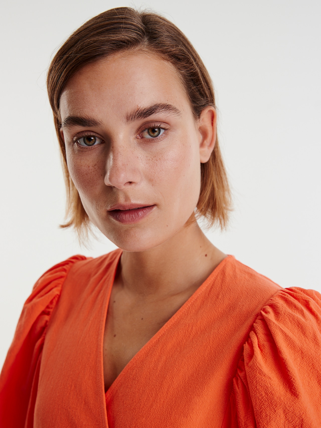 EDITED Jurk 'Felice' Oranje