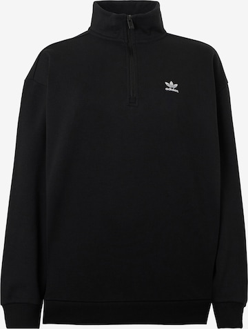 juoda ADIDAS ORIGINALS Megztinis be užsegimo 'ESS': priekis