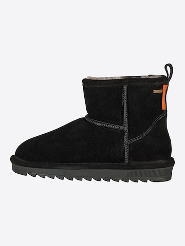 salzhaut Snowboots ' BOTTEN ' in Zwart: zijkant
