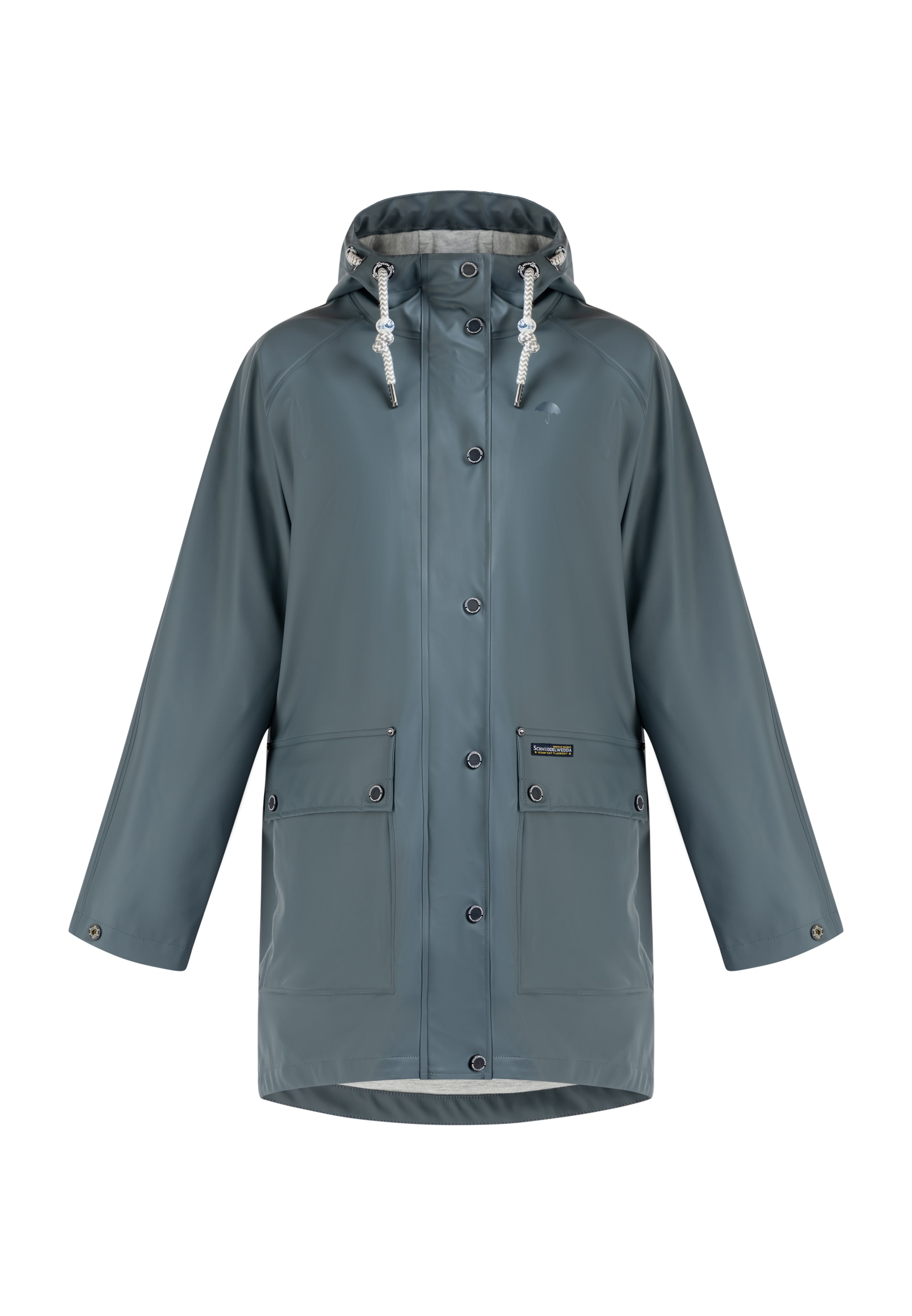 Schmuddelwedda Функциональное пальто в Синий: спереди