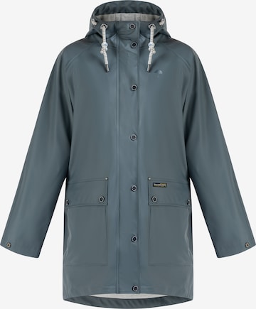 Schmuddelwedda Raincoat in Blue: front