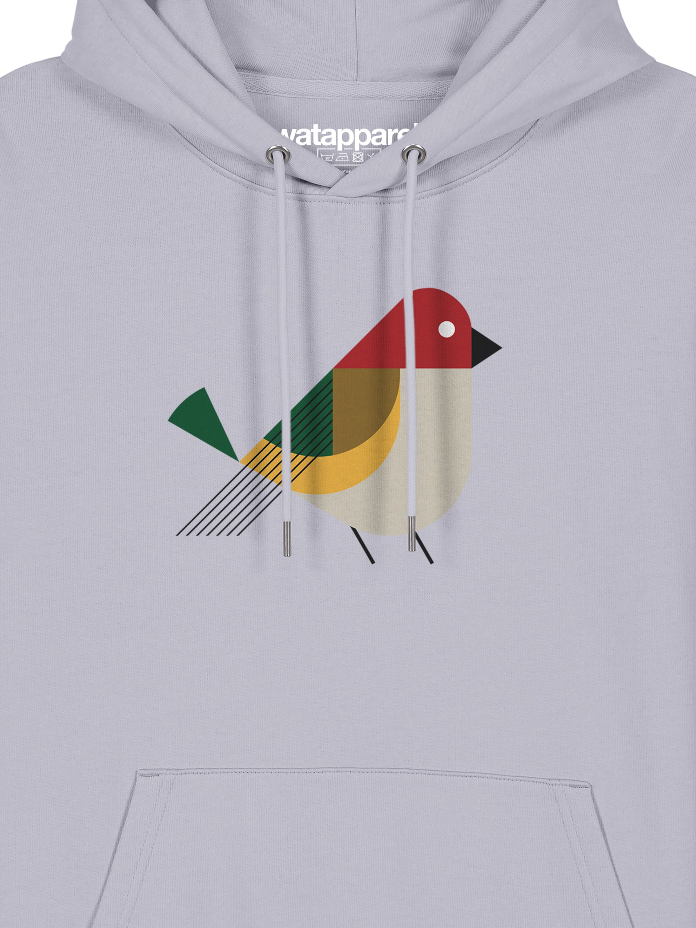 Watapparel Sweatshirt ' Vogel ' in Purple