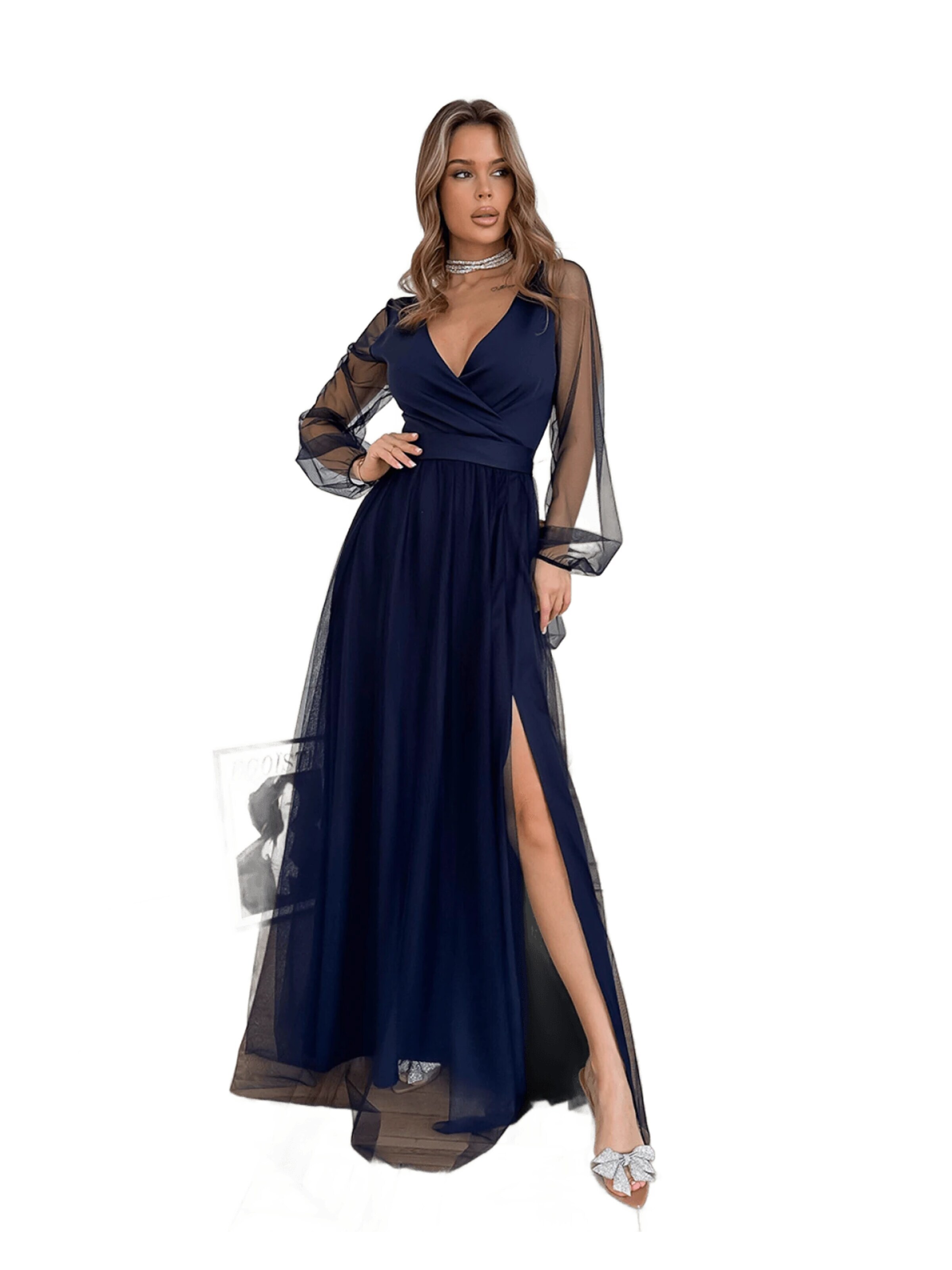 bicotone Dress 'Dress 220097' in Blue: front