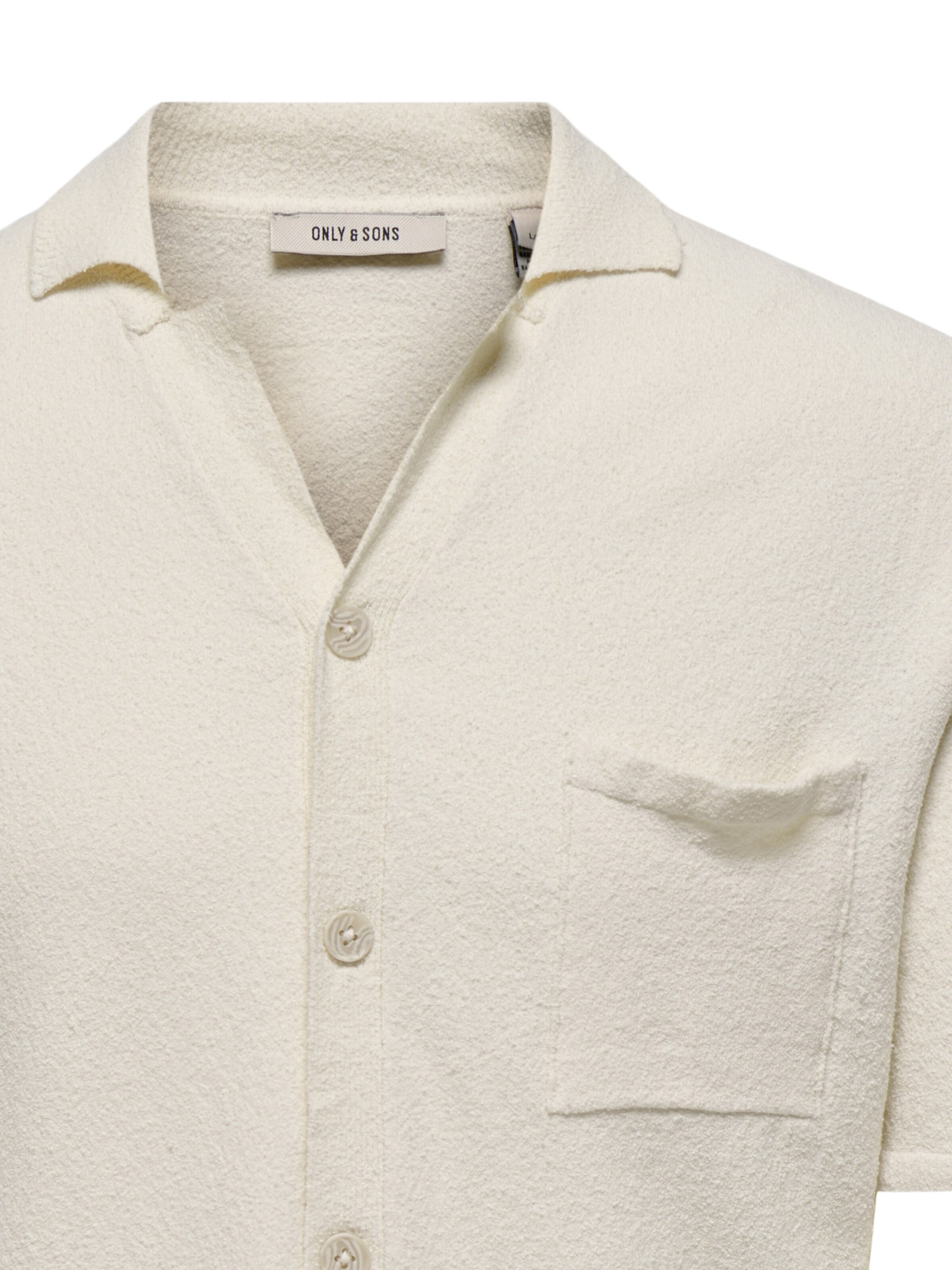 Only & Sons Comfort fit Overhemd 'Frankie' in Wit