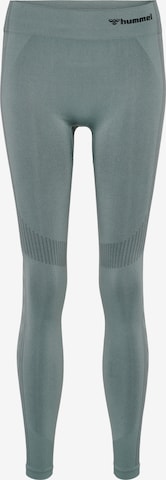 Hummel Workout Pants in Green: front