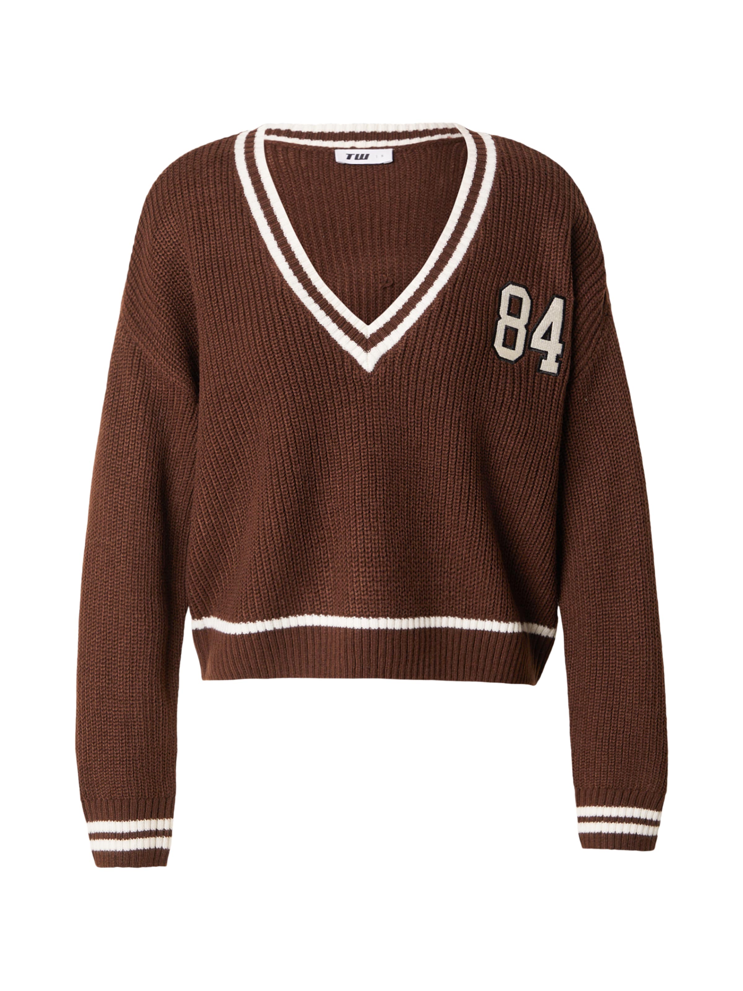 Tally Weijl Sveter - Hnedá: predná strana