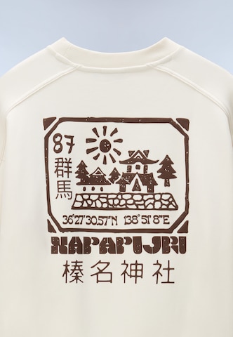 NAPAPIJRI Sweatshirt 'TEZA' in Weiß