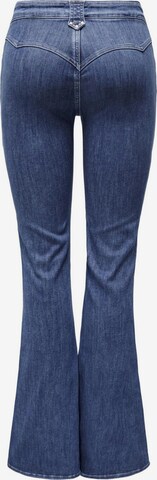 Flared Jeans 'CHERYL' di ONLY in blu