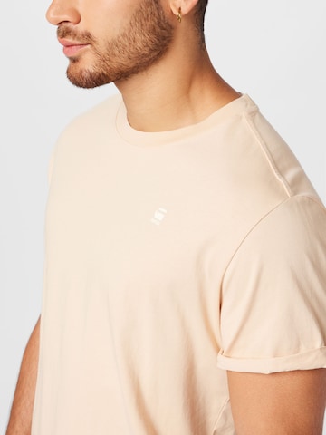 G-STAR T-Shirt 'Lash' in Beige