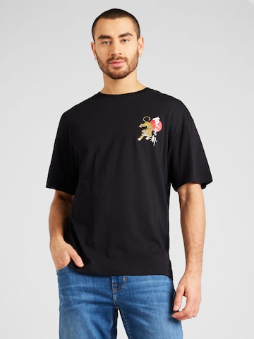 JACK & JONES T-shirt 'BRADLEY NAGASAKI' i svart