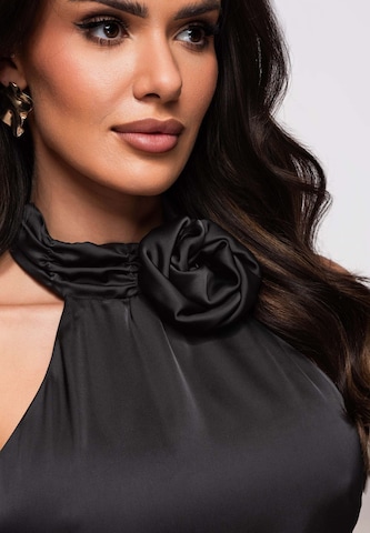 Ombre Abendkleid in Schwarz