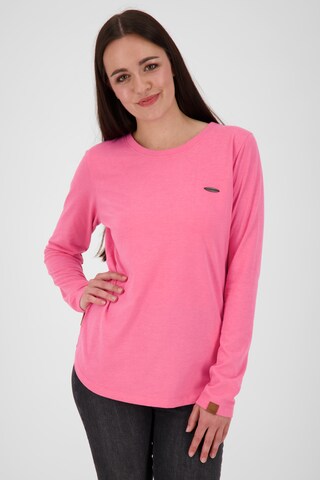 Alife and Kickin Shirt 'LeaAK' in Pink: Vorderseite