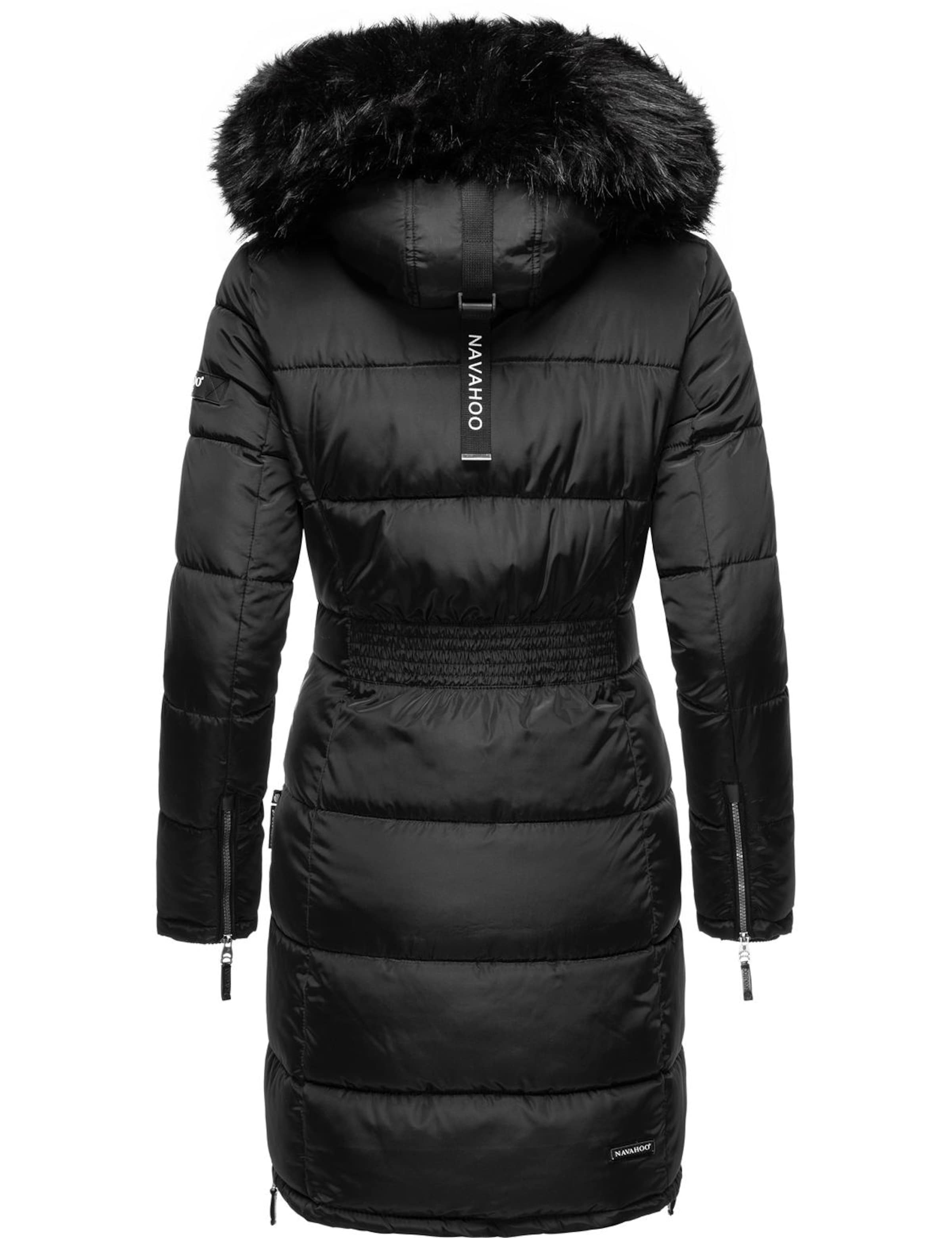 NAVAHOO Зимнее пальто 'Sinja' в Черный