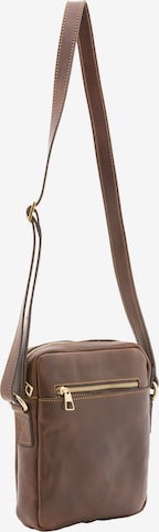 Viola Castellani Umhängetasche in Braun: Vorderseite