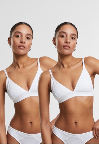 Urban Classics Bustier Melltartó - fehér
