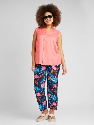 ONLY Carmakoma Loosefit Broek 'KYRA' in Blauw